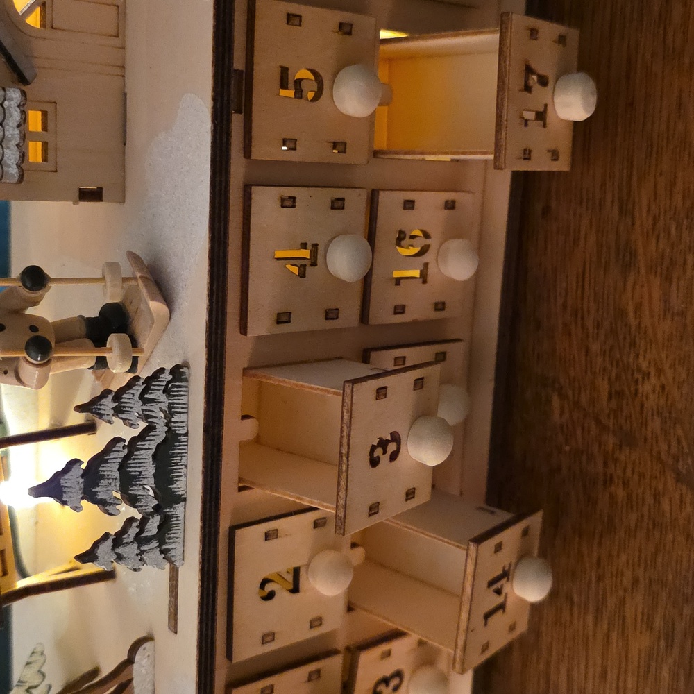 Anthropologie Hansel Advent Calendar with Lights - Picture 7 of 12